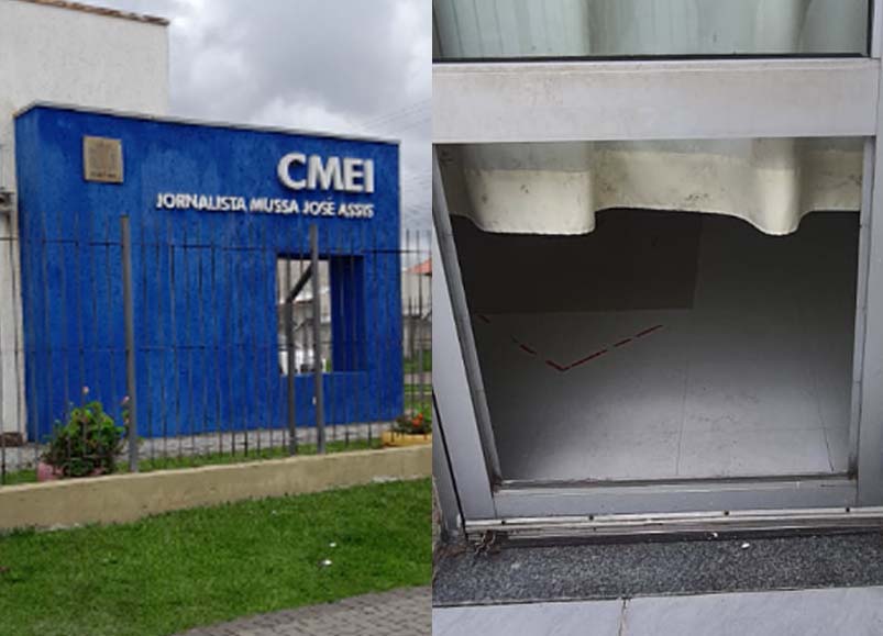 furto CMEI Curitiba