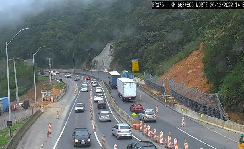 BR-376 começa a ser interditada neste domingo (5) para obras; veja como vai funcionar