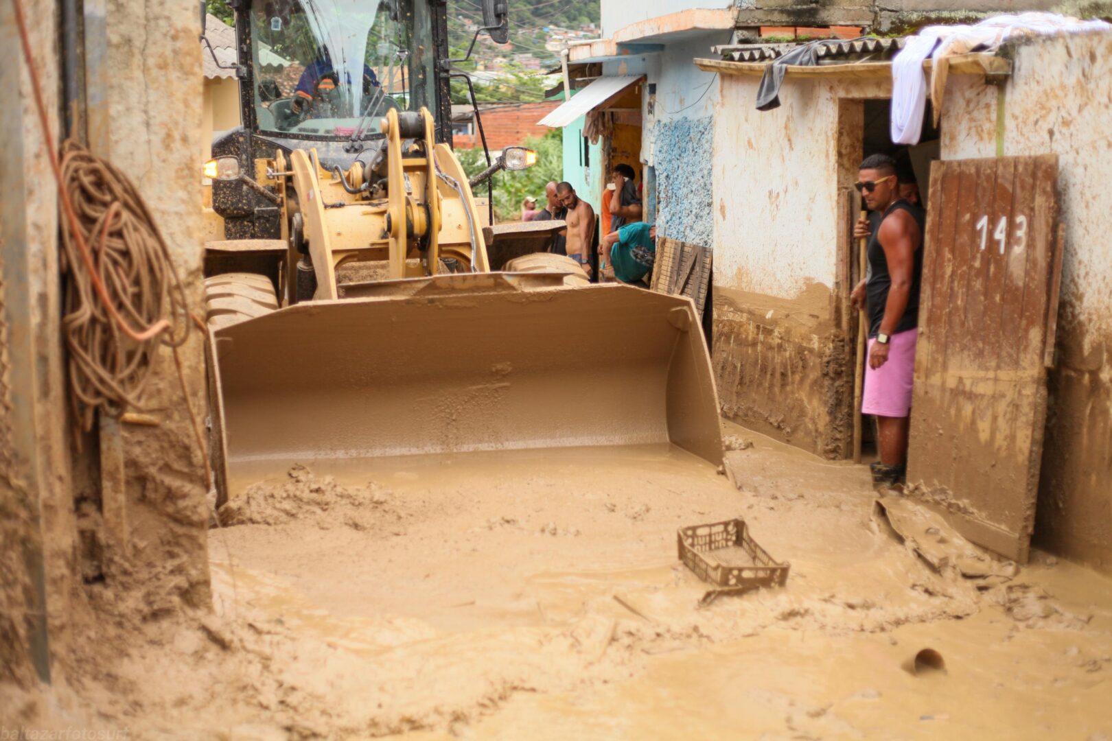 Estragos causados chuva São Sebastião