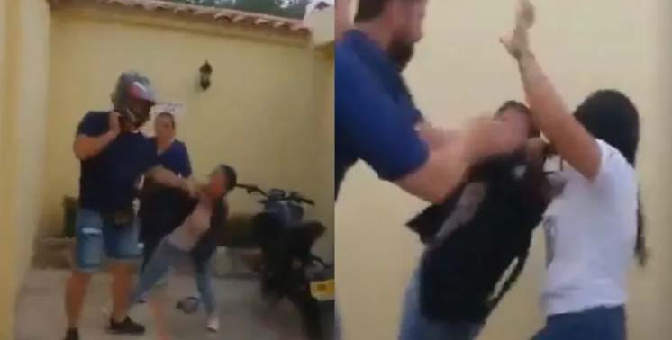 mulher descobre traição Colômbia