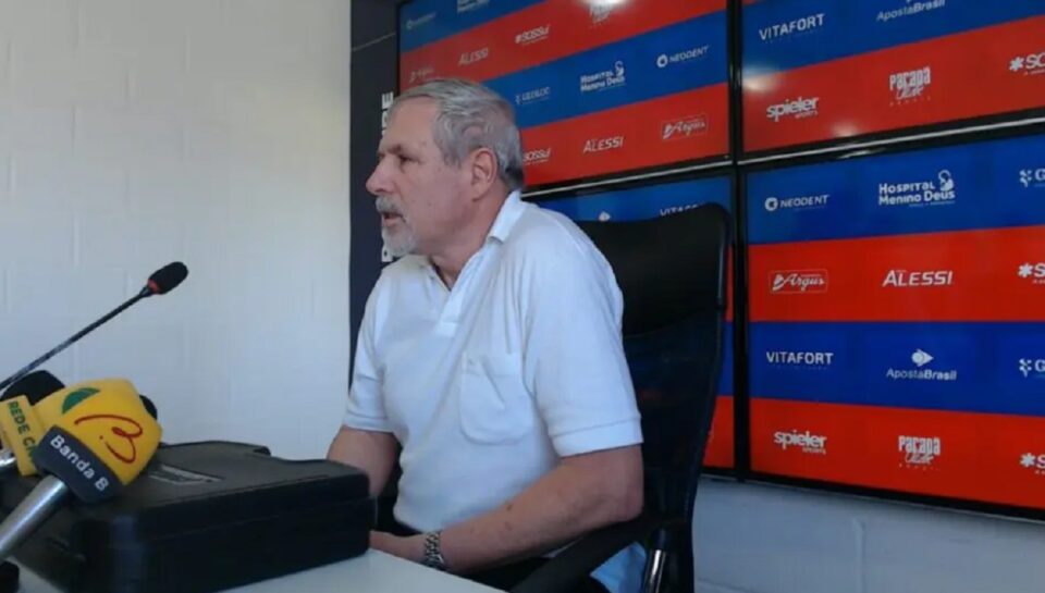 Presidente do Paraná Clube, Rubens Ferreira Silva, pede tranquilidade para a torcida