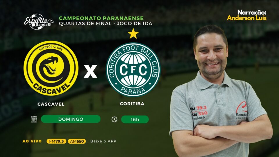 Cascavel x Coritiba se enfrentam pelas quartas do Paranaense