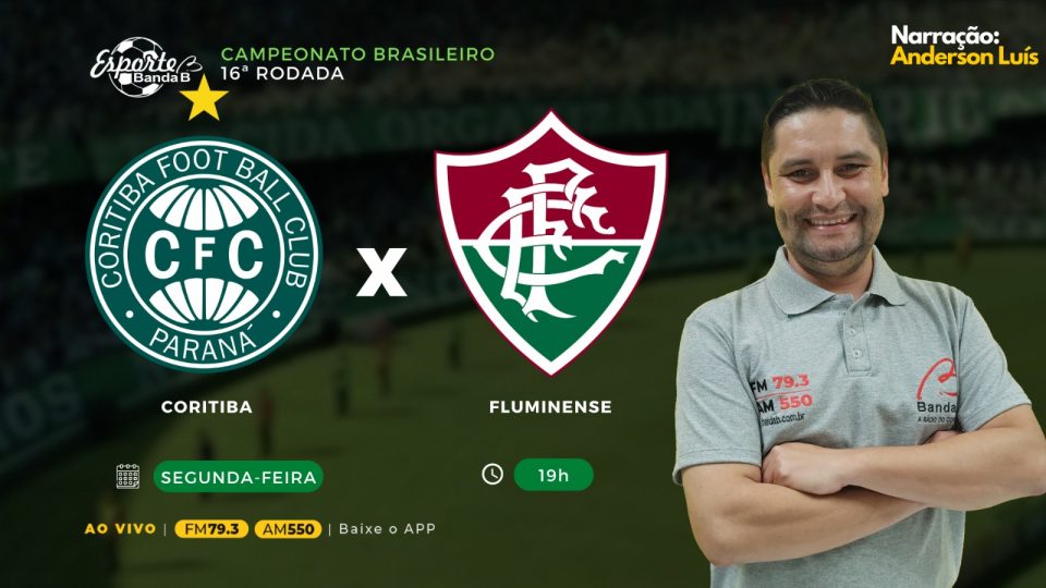 O Coritiba encara o Fluminense pela 16ª rodada do Brasileirão.