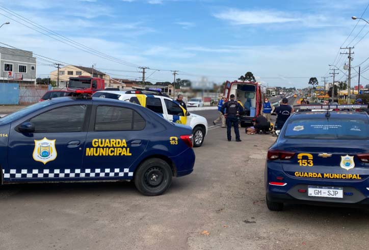 mulher atropelada São José dos Pinhais