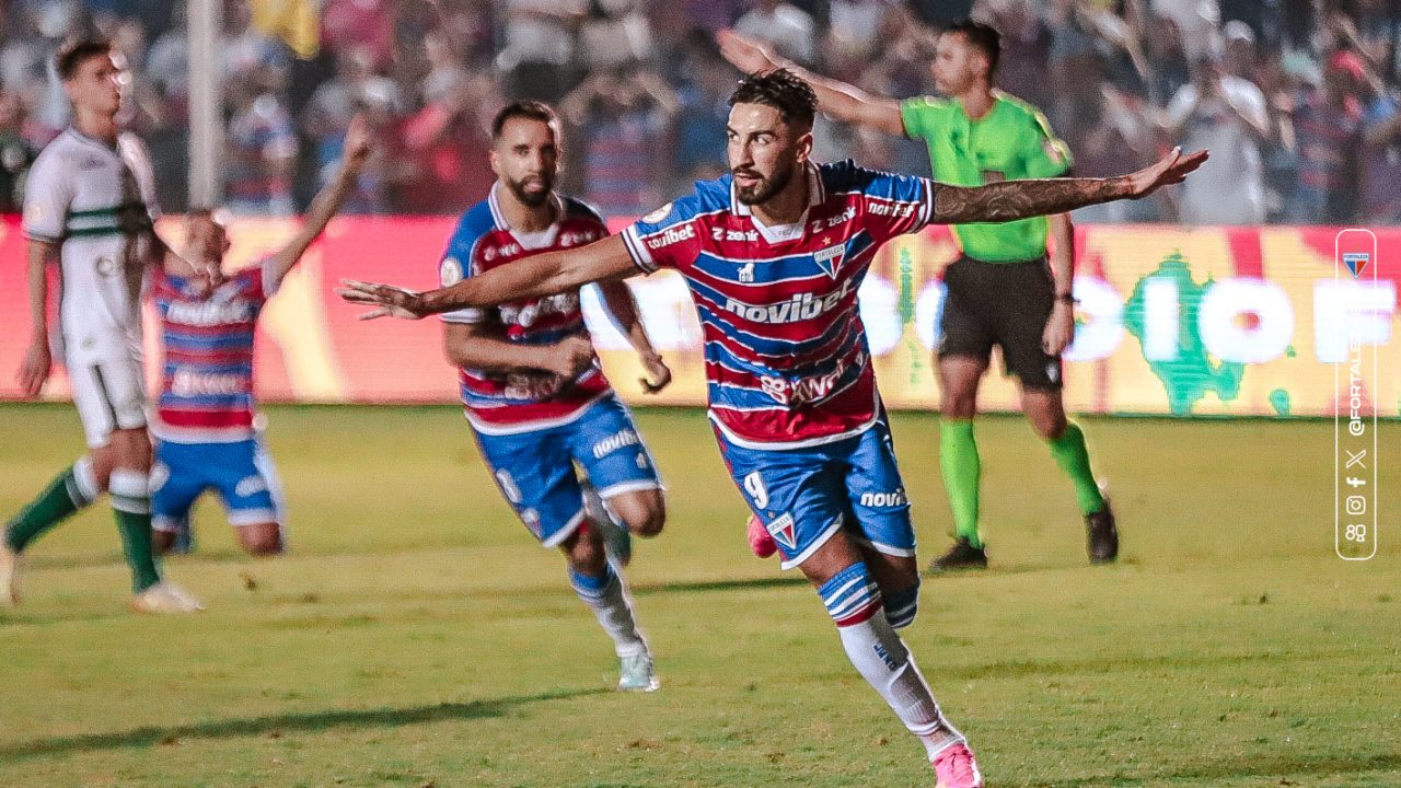 O Coritiba perdeu para o Fortaleza no Brasileirão.