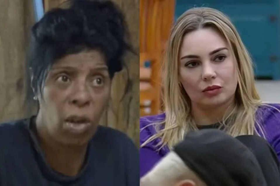 Ex-atleta ficou irritada com a jornalista - Foto: Reprodução/Record TV