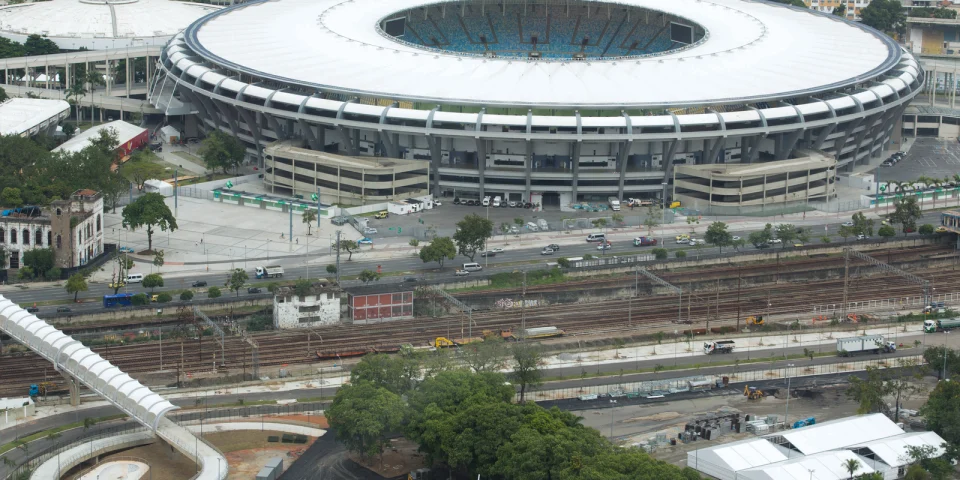 Estádio do Maracanã, onde os cambistas fazem a festa.