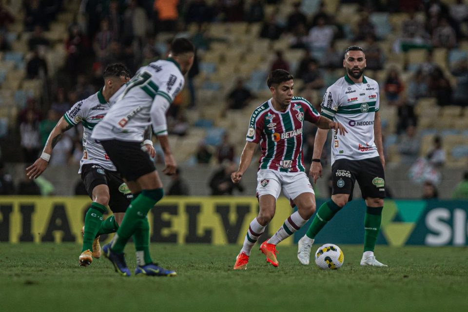 Lance de Fluminense x Coritiba, pelo Brasileirão 2022