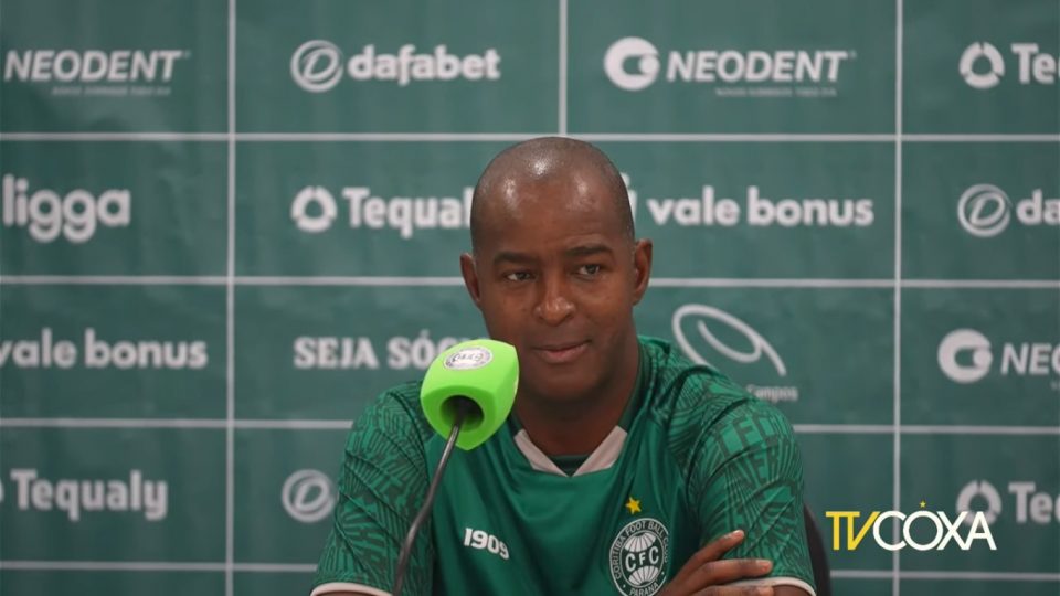Reginaldo Nascimento, auxiliar do Coritiba.
