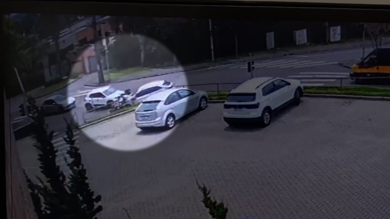 Acidente cruzamento Pilarzinho