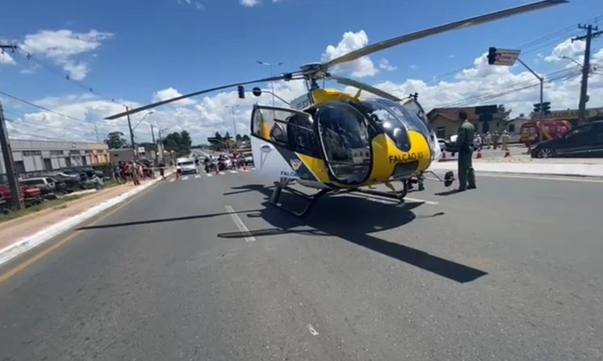 acidente rodovia da uva helicoptero