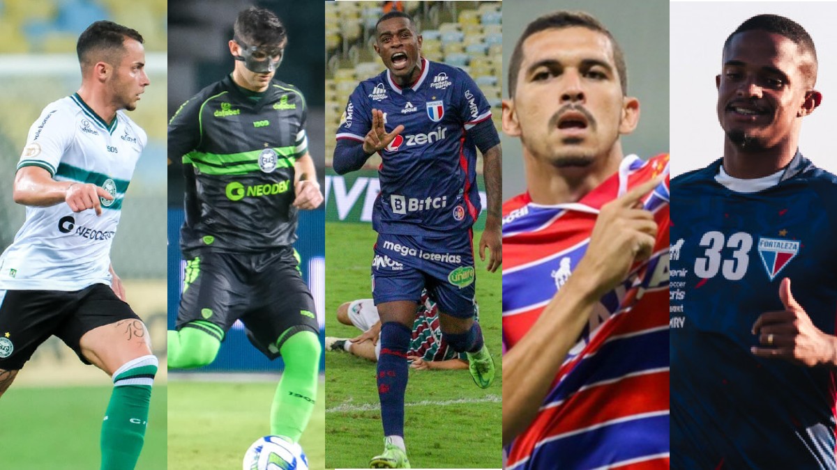 Jogadores envolvidos na troca entre Coritiba e Fortaleza