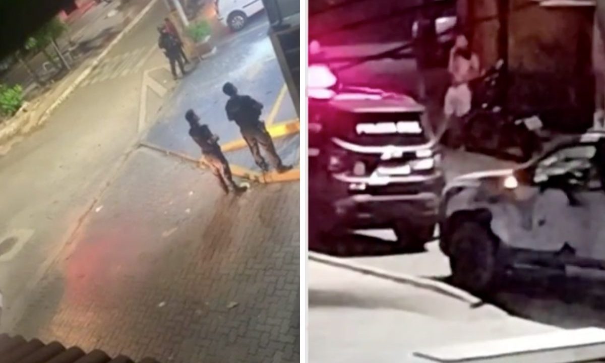 Testemunhas no local disseram que o suspeito atirou contra a mãe da criança e que a cabeça dela teria sido atingida - Foto: Reprodução/G1