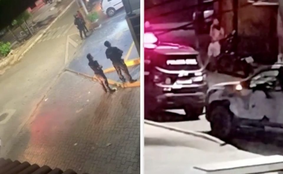Testemunhas no local disseram que o suspeito atirou contra a mãe da criança e que a cabeça dela teria sido atingida - Foto: Reprodução/G1