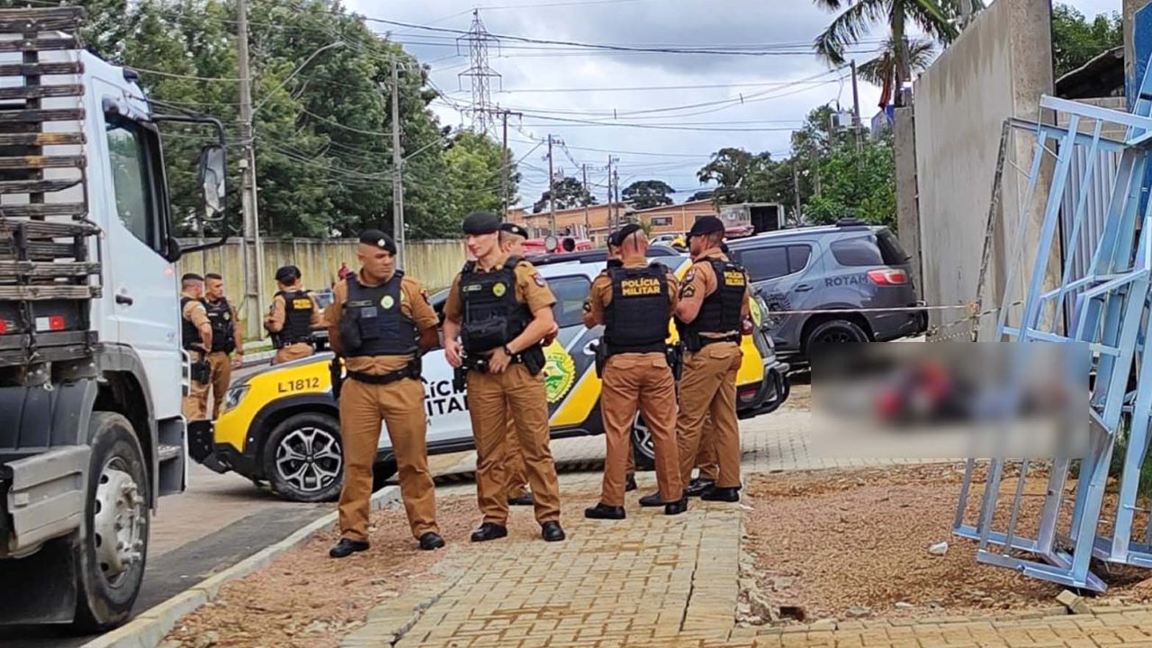 motociclista morre baleado tentativa abordagem Curitiba