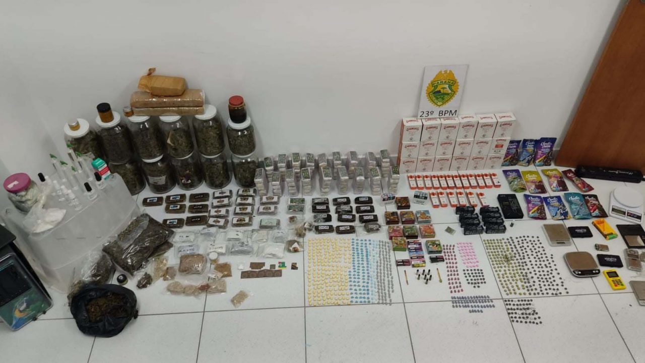 mega apreensão drogas Paraná