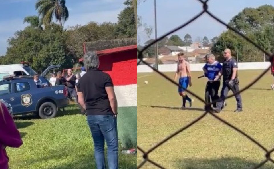 confusão campeonato quatro barras