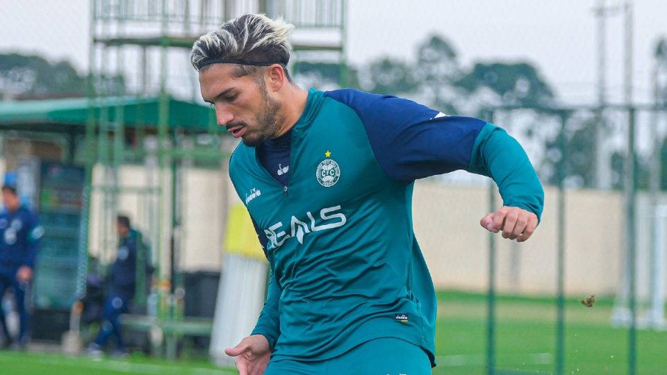 Andrey em treino do Coritiba