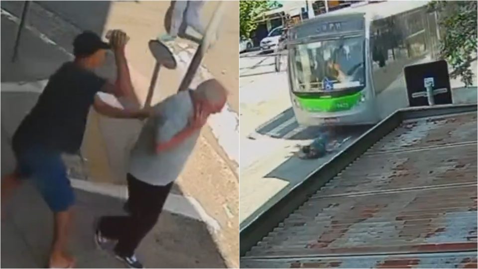 Adolescente furta celular de idoso e morre atropelado por ônibus 2 segundos depois; veja vídeo