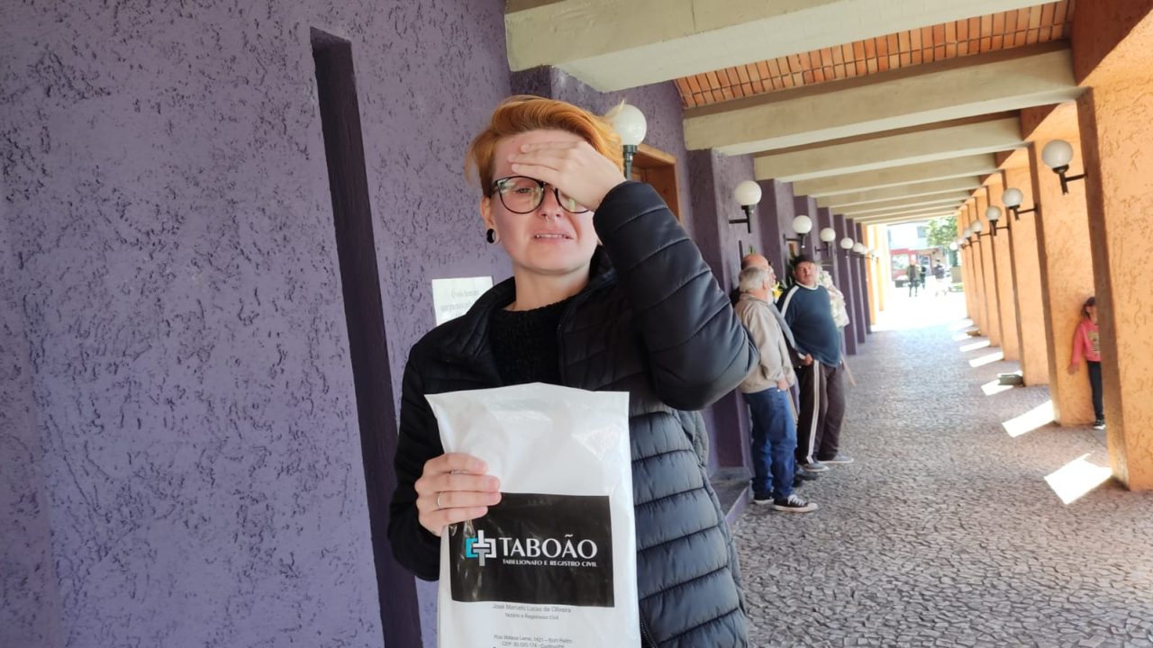 Monikeli Wippel filha Ercilia acidente Mossunguê