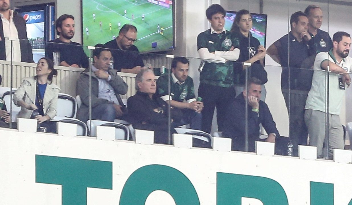 Roberto Justus, em jogo do Coritiba no Couto Pereira