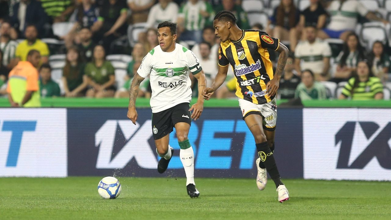 Coritiba x Novorizontino, pela Série B.