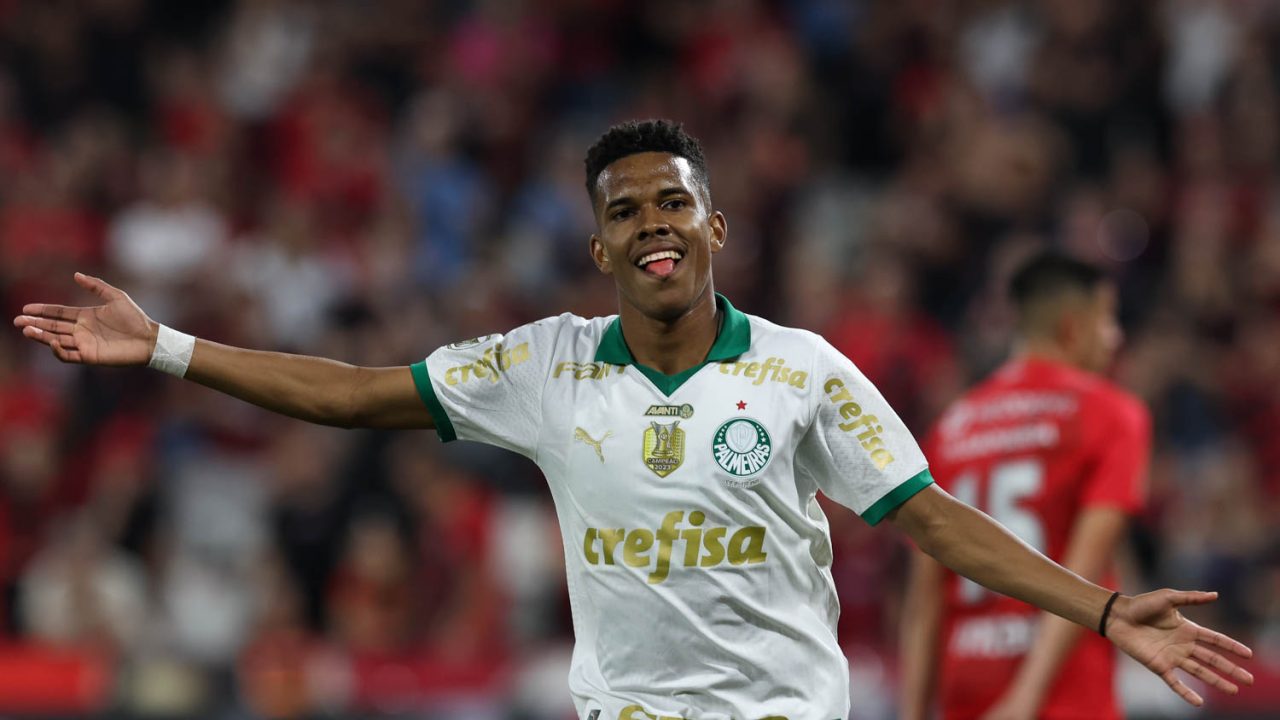 Estêvão, atacante Palmeiras e da seleção.