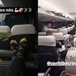 atletas posts dentro de onibus