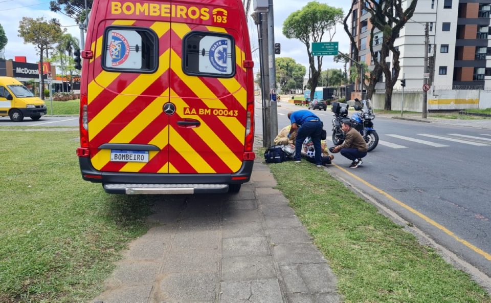 Ciclista-69-anos-fica-ferido-após-atingido-por-carro-Cristo-Rei  