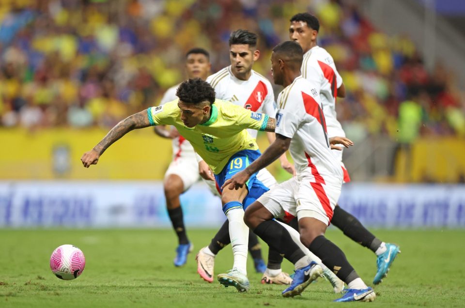 Igor Jesus em Brasil x Peru