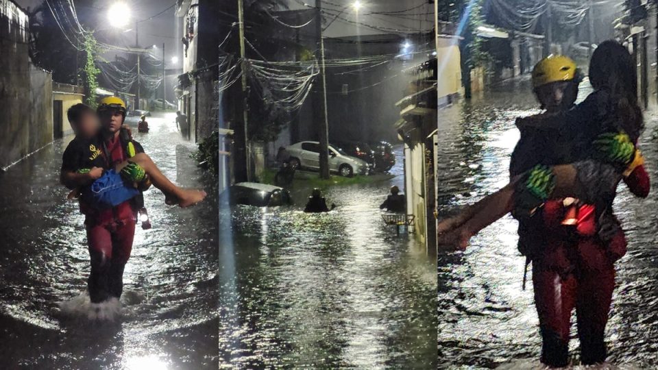 Temporal inunda casas e alagamentos deixam moradores ilhados em Paranaguá; cidade registrou mais de 100 mm de chuva
