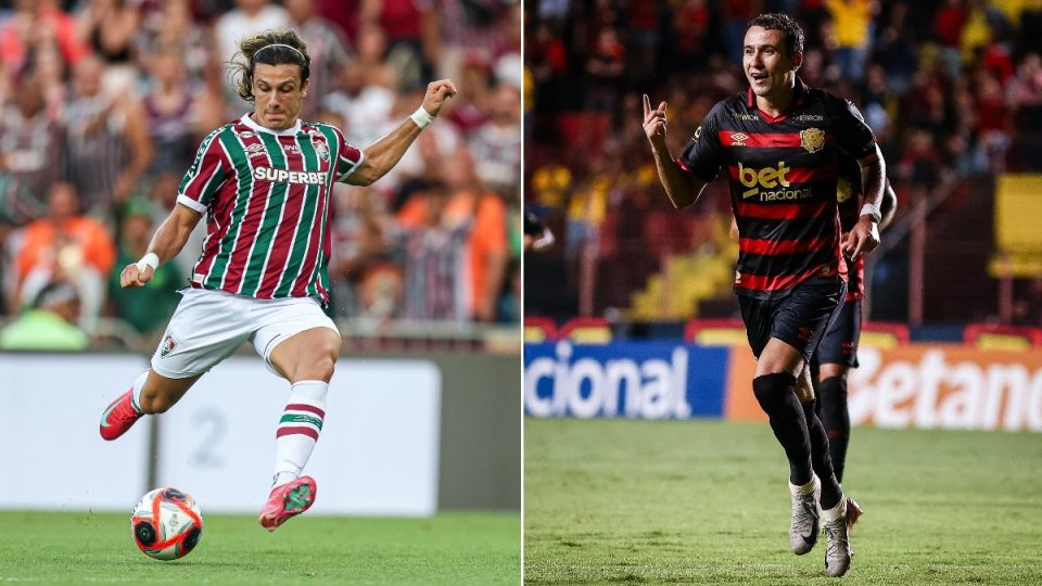 Canobbio, pelo Fluminense, e Pablo, pelo Sport, após deixarem o Athletico