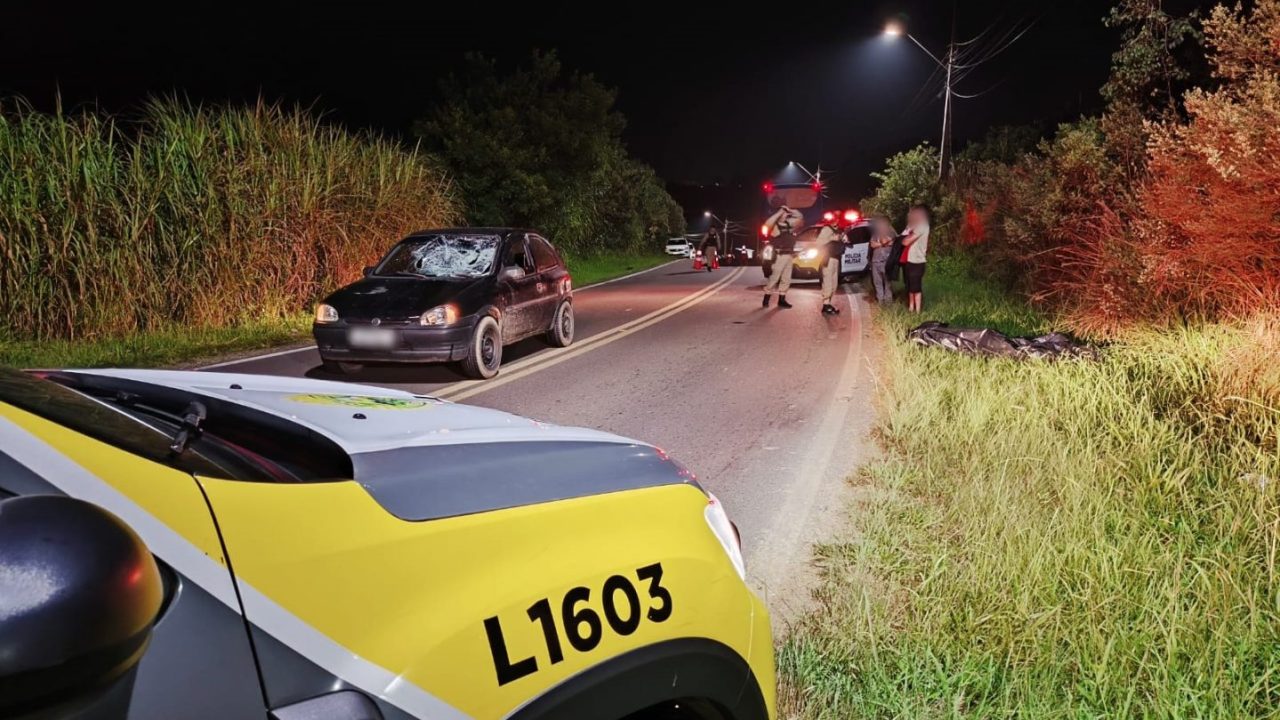 pedestre-atropelado-carro-araucária