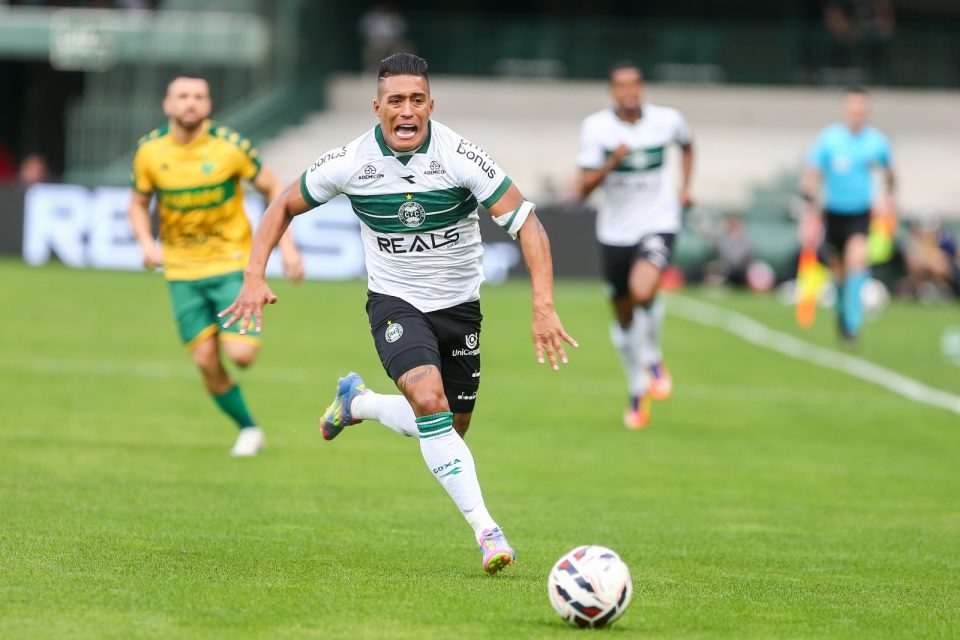 Sebastian Gómez em ação pelo Coritiba