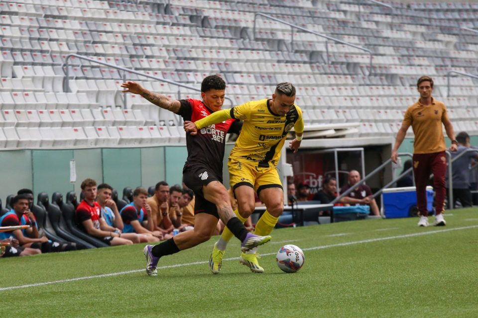 Lance de Athletico x Cascavel, pela Taça FPF