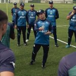 Fernando Seabra em treino do Coritiba
