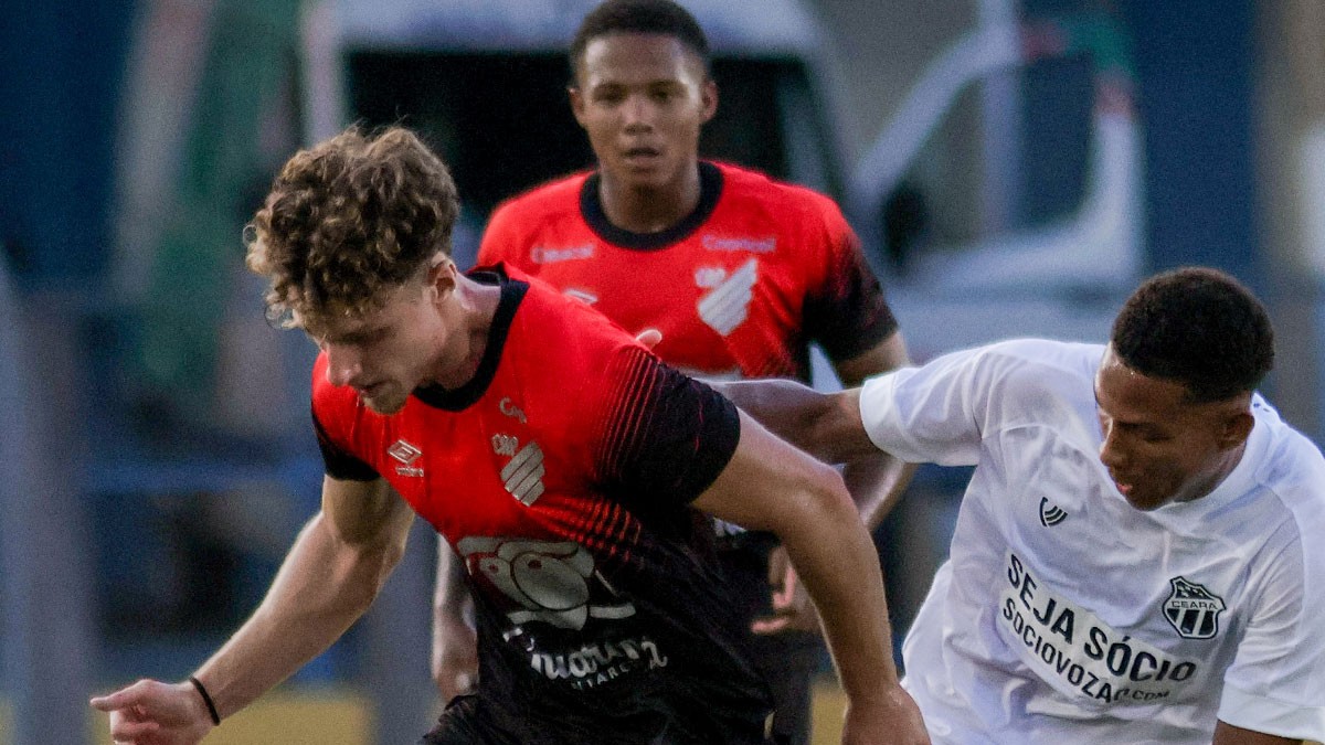 Lance de Athletico x Ceará, pela Copinha