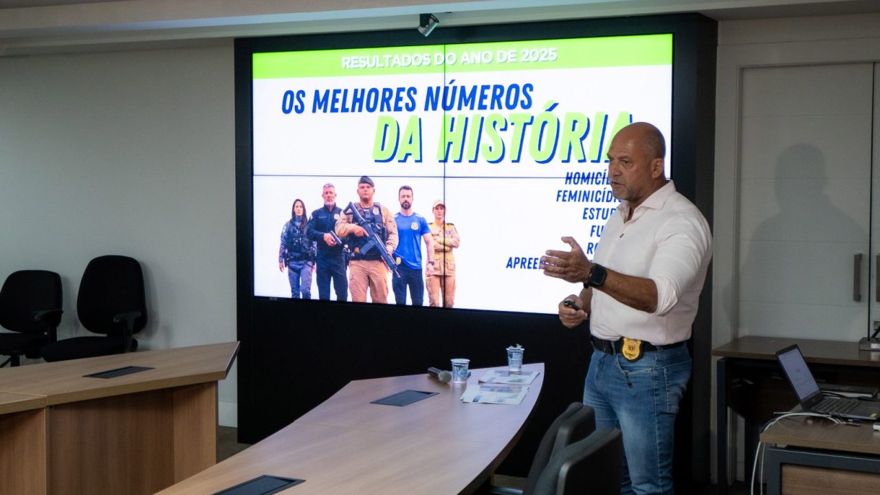 Paraná teve queda de 24% no número de homicídios em 2025