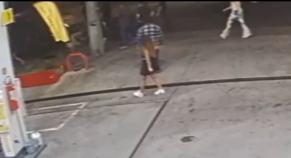 Briga em posto no Batel.