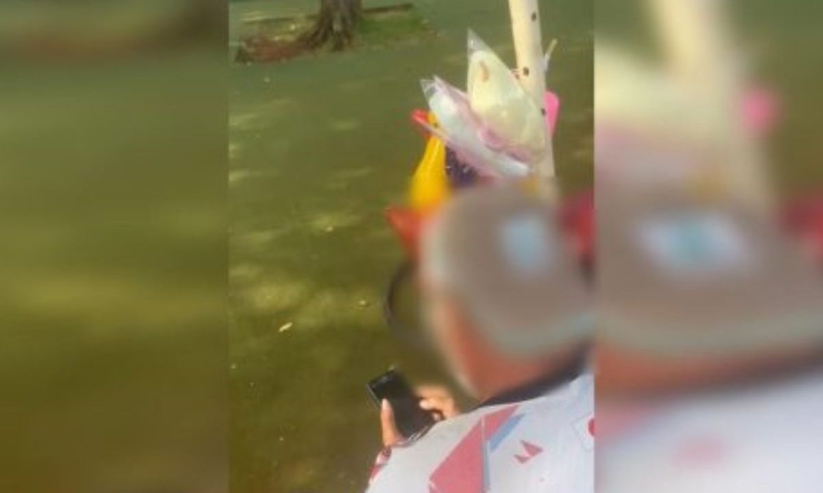 vendedor de algodão-doce que foi preso