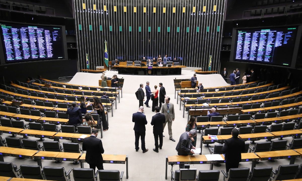 Plenário da Câmara Federal, onde os deputados irão debater o fim da escala de trabalho 6x1