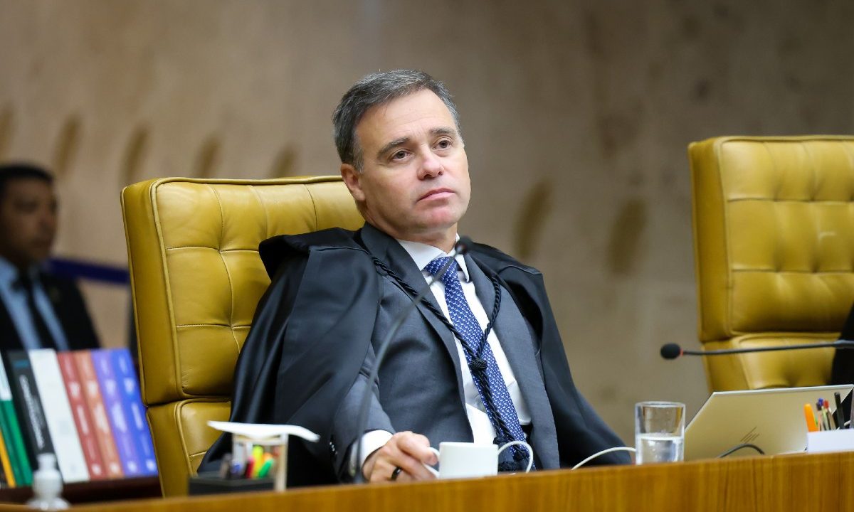 André Mendonça, novo relator do caso do Banco Master no STF, durante sessão da Corte