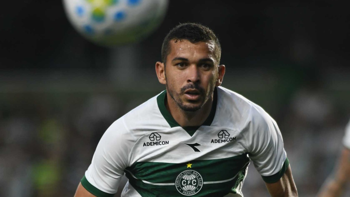Bruno Melo, jogador do Coritiba. Foto: JP Pacheco/Coritiba