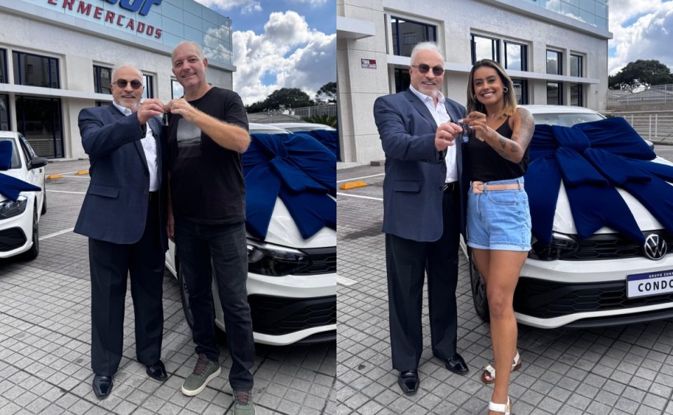 Clientes recebem últimos carros da campanha do Condor no Água Verde