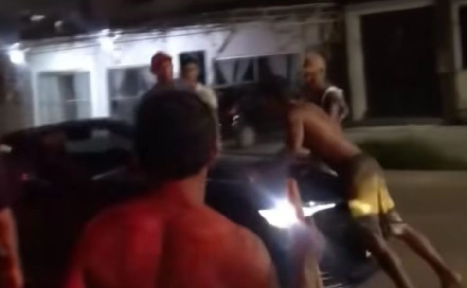 conversível tenta atropelar indígena