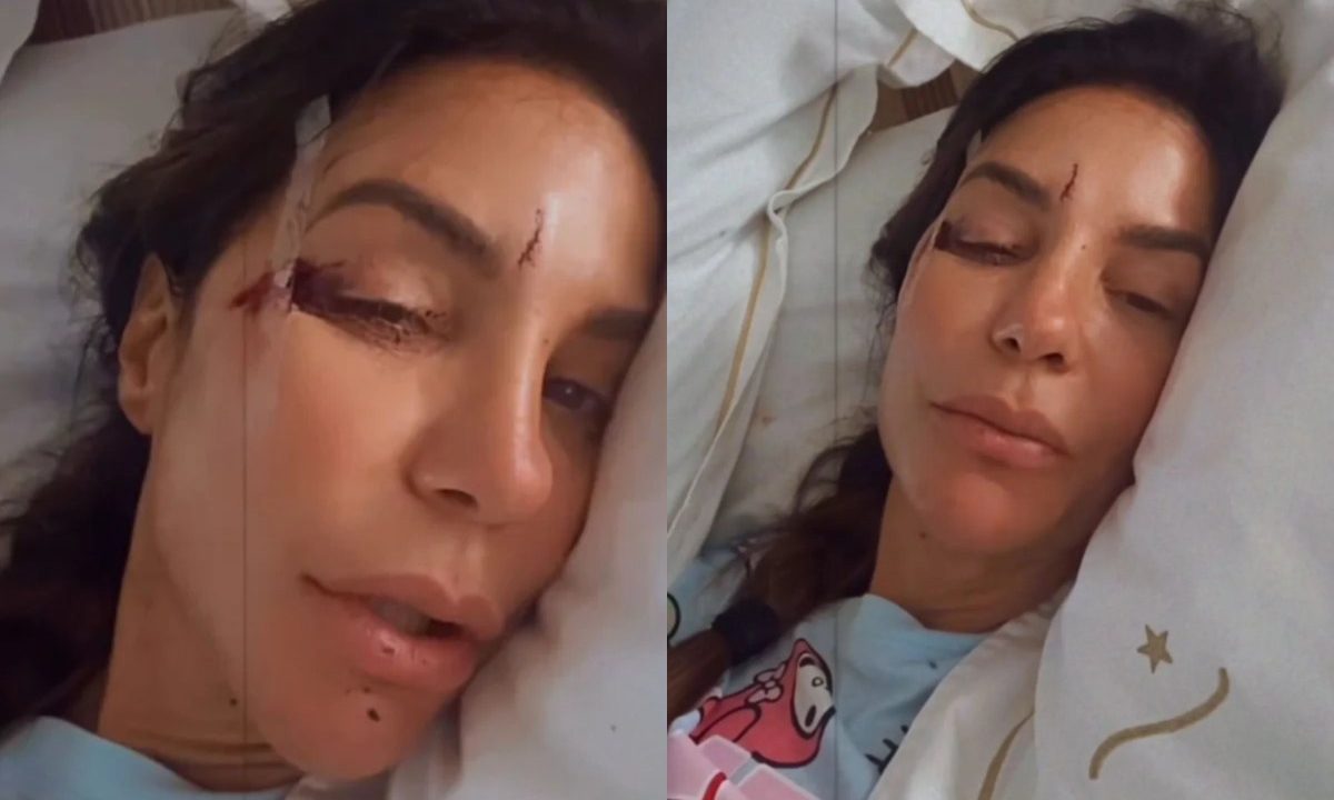Foto de Ivete Sangalo em hospital