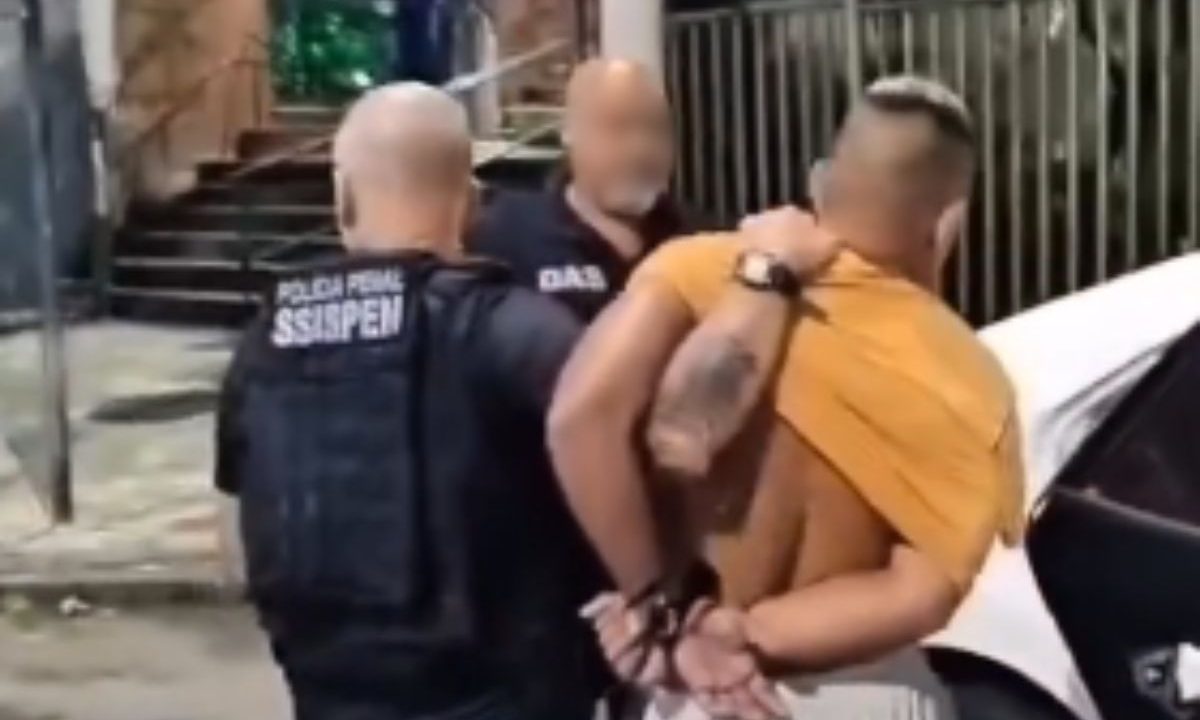 suspeito de manter paranaense em cárcere privado sendo preso