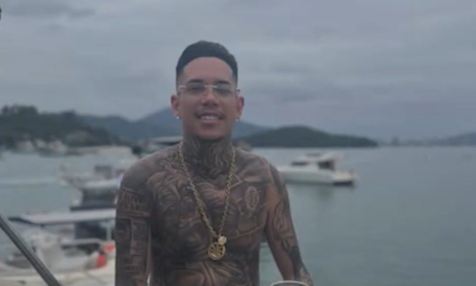 Thiago William em uma festa onde trabalhava como promoter