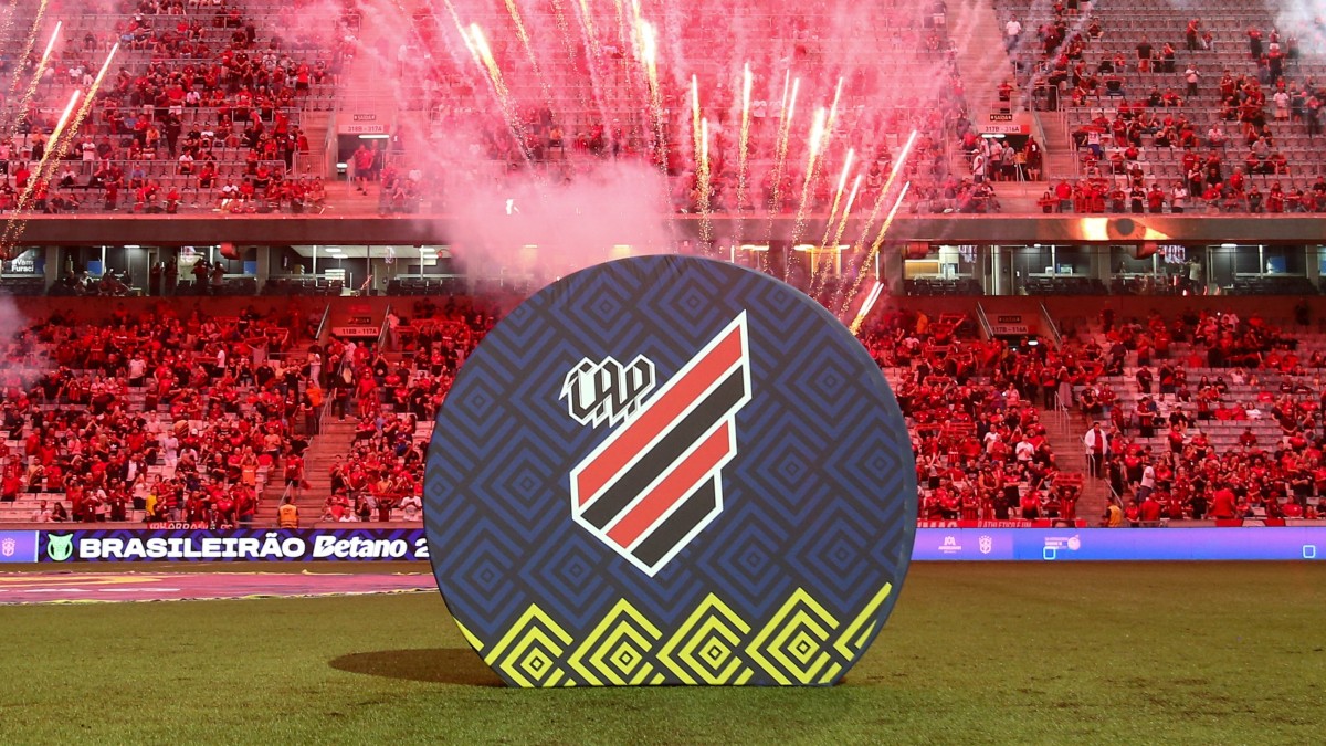 Símbolo do Athletico na Arena da Baixada