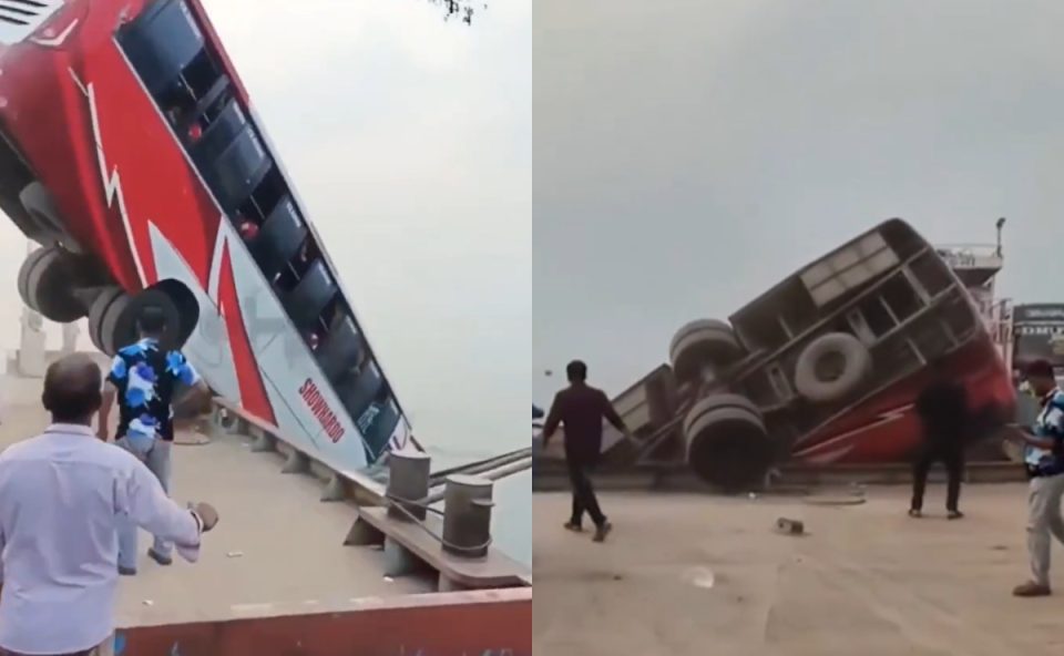Foto do acidente em Bangladesh com ônibus